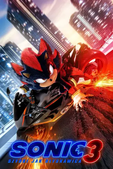 Plakat do filmu "Sonic 3. Szybki jak błyskawica" #552255