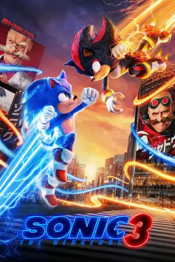Plakat do filmu "Sonic 3. Szybki jak błyskawica" #552262