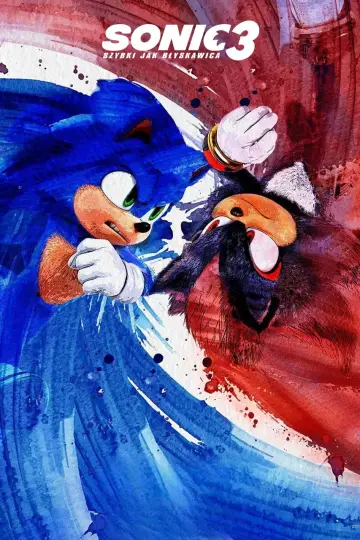 Plakat do filmu "Sonic 3. Szybki jak błyskawica" #552276