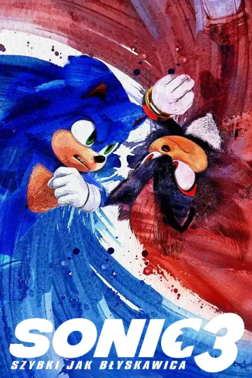 Plakat do filmu "Sonic 3. Szybki jak błyskawica" #552284