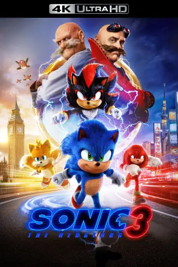 Plakat do filmu "Sonic 3. Szybki jak błyskawica" #552294