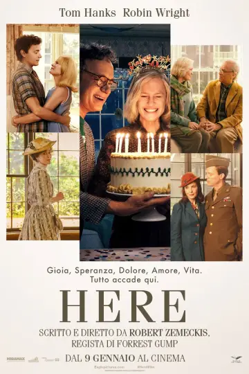 Plakat do filmu "Here. Poza czasem" #619106