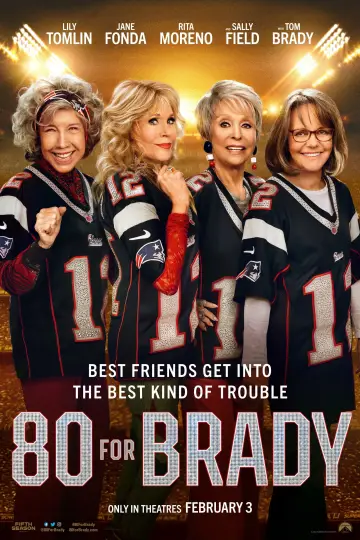 Plakat do filmu "Osiemdziesiątki dla Brady