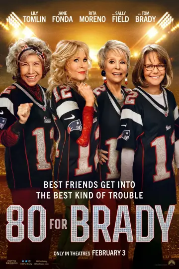 Plakat do filmu "Osiemdziesiątki dla Brady