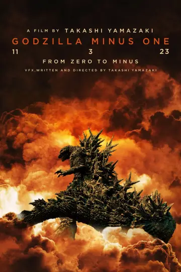 Plakat do filmu "Godzilla Minus One" #160178