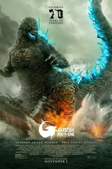Plakat do filmu "Godzilla Minus One" #592343