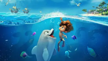 Zasłona do filmu "Delfinek i ja" #532925