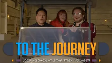 Zasłona do filmu "To the Journey: Looking Back at Star Trek: Voyager" #983117