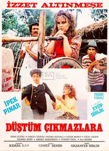 Düştüm Çıkmazlara plakat