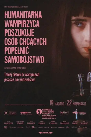 Plakat do filmu "Humanitarna wampirzyca poszukuje osób chcących popełnić samobójstwo" #877373