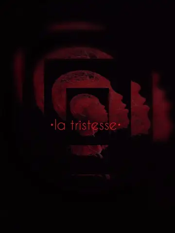 La Tristesse plakat