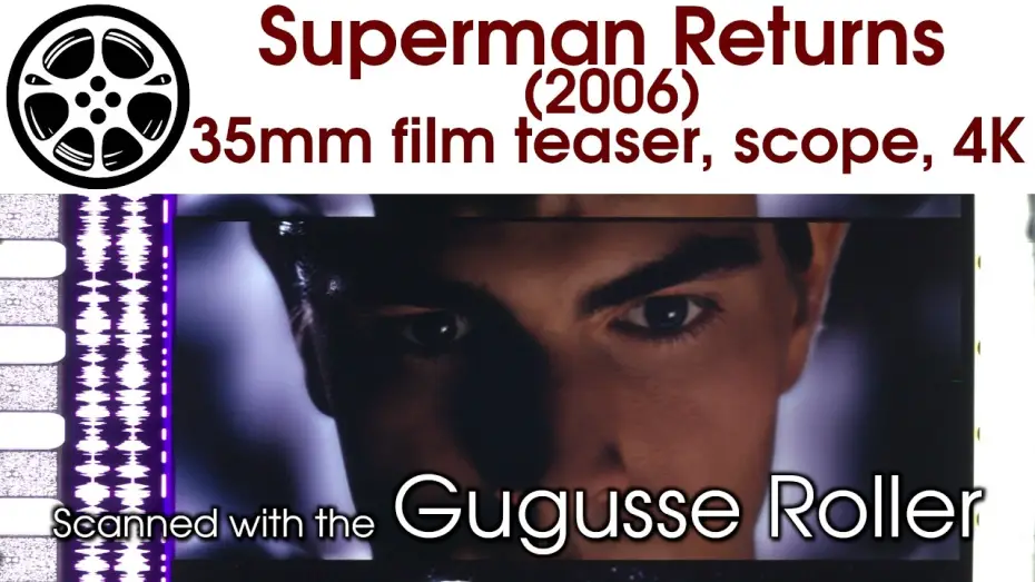 Wideo do filmu Superman: Powrót — Superman Returns (2006) 35mm film teaser trailer, scope 4K