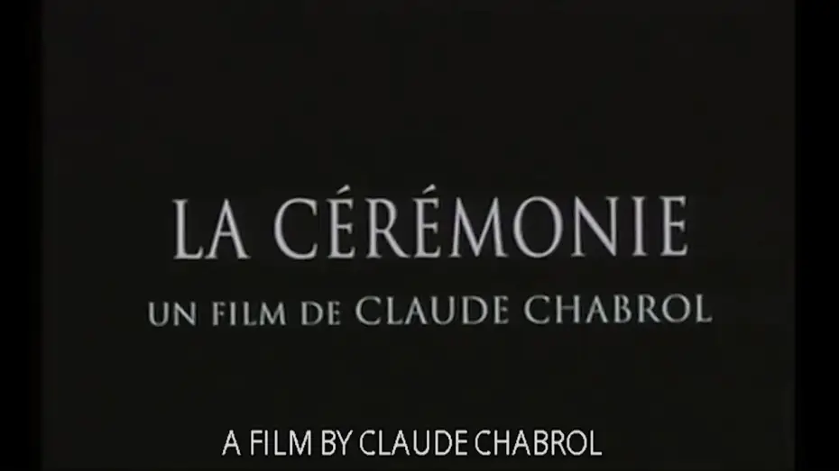 Wideo do filmu Ceremonia — La Cérémonie (1995) - Bande annonce d'époque HD VFSTA