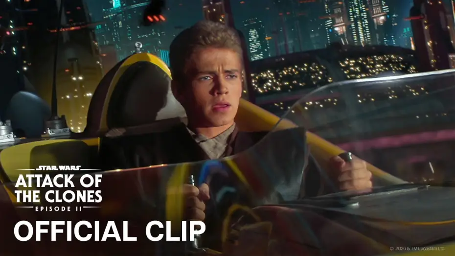 Wideo do filmu Gwiezdne wojny: Część II - Atak klonów — Coruscant Speeder Chase - Official Clip