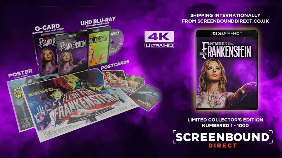 Wideo do filmu Ciało dla Frankensteina — 4K UHD Limited Edition Trailer
