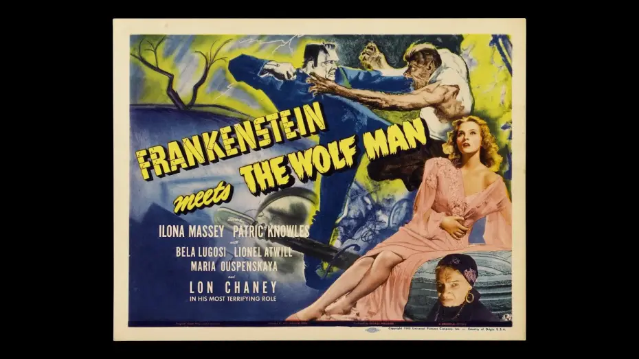 Wideo do filmu Frankenstein spotyka Człowieka Wilka — Frankenstein Meets the Wolf Man (1943), Re-Release Trailer