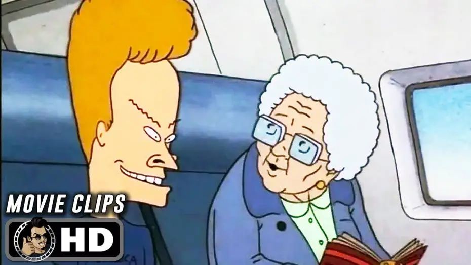 Wideo do filmu Beavis i Butt-Head zaliczają Amerykę — BEAVIS AND BUTT HEAD DO AMERICA "Plane Ride" Clip (1996)