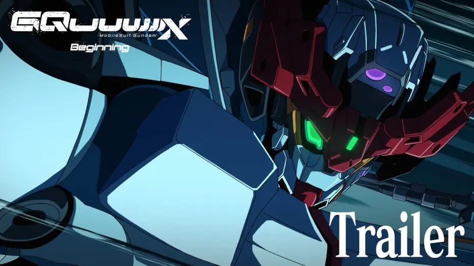 Wideo do filmu 機動戦士Gundam GQuuuuuuX -Beginning- — Official Trailer [Subtitled]