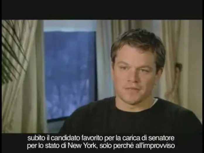 Wideo do filmu Władcy umysłów — I Guardiani del Destino - Intervista a Matt Damon sottotitolata in italiano
