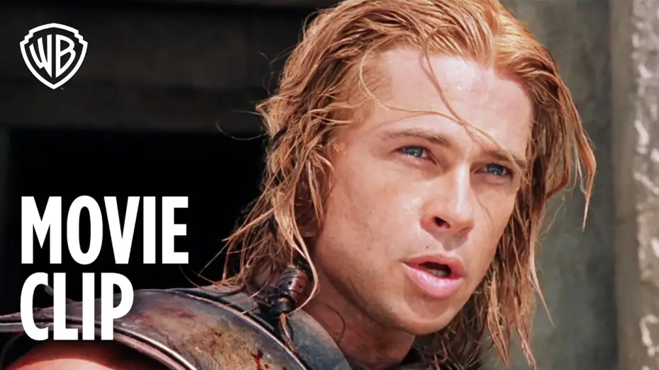 Wideo do filmu Troja — Brad Pitt as Achilles Storms the Beach of Troy - Movie Clip