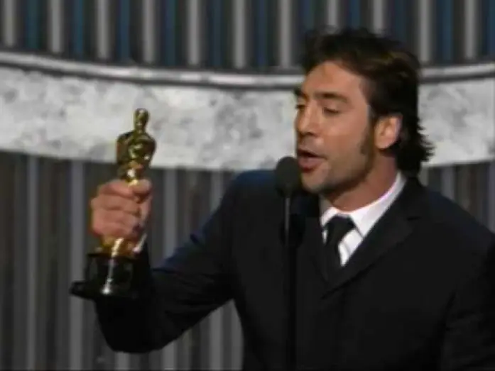 Wideo do filmu To nie jest kraj dla starych ludzi — Javier Bardem winning Best Supporting Actor: 80th Oscars (2008)