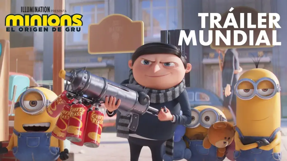 Wideo do filmu Minionki: Wejście Gru — YAPRAK - TVIP PRESENTA EN ESTRENO MINIONS: EL ORIGEN DE GRU - Tráiler Mundial (Universal Pictures) HD