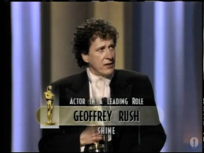 Wideo do filmu Blask — Geoffrey Rush winning Best Actor
