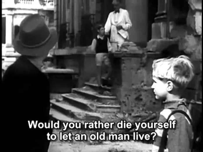 Wideo do filmu Germania anno zero — Germania Anno Zero (1948) - The strong eliminate the weak