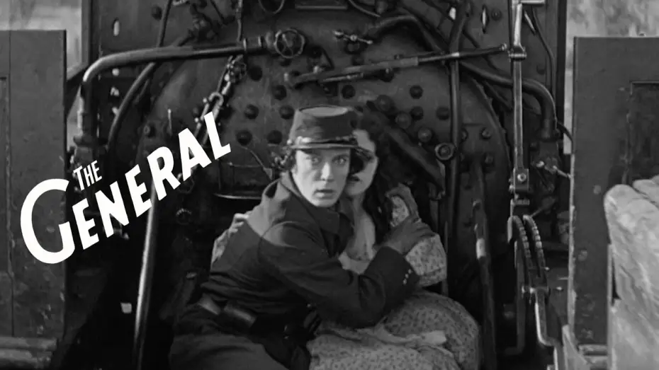 Wideo do filmu Generał — Train Chase Scene | Buster Keaton Uncouples the Soldiers’ Carriage