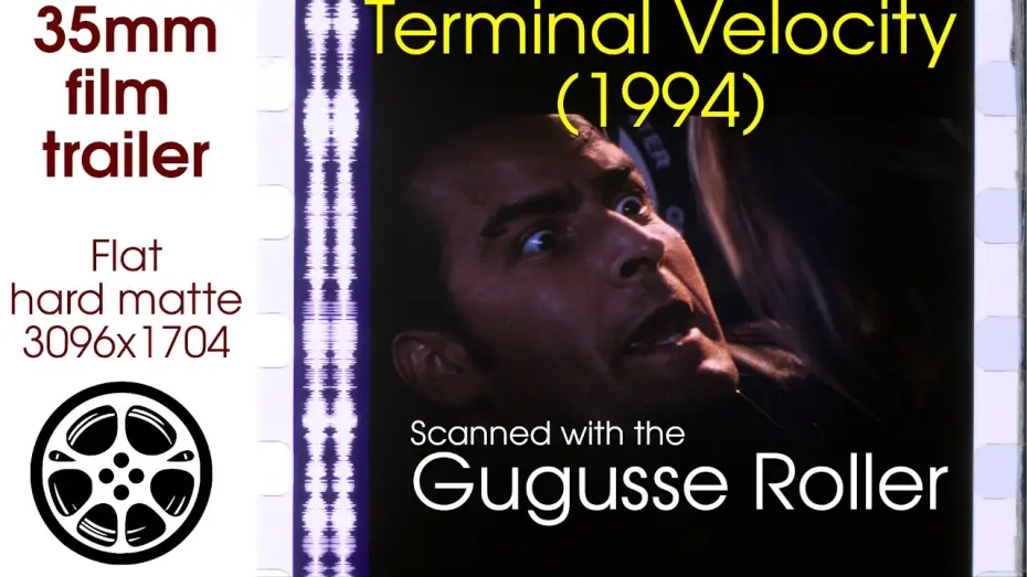Wideo do filmu Na granicy ryzyka — Terminal Velocity (1994) 35mm film trailer scan, flat hard matte, 3096x1704