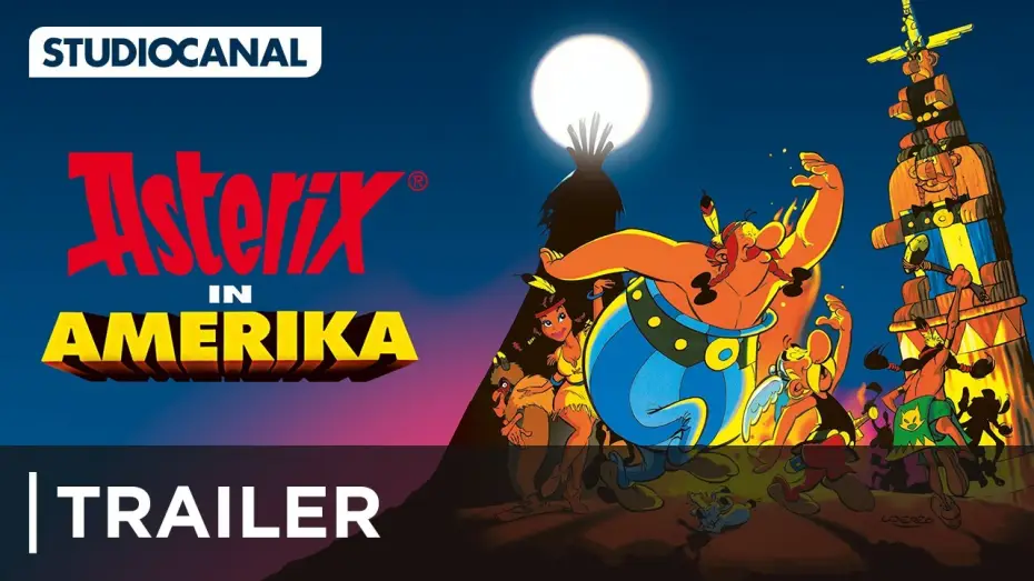 Wideo do filmu Asteriks podbija Amerykę — ASTERIX IN AMERIKA RESTAURIERUNG| Trailer Deutsch | Neu als Blu-ray, DVD und Digital!