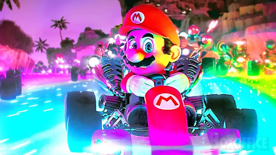 Wideo do filmu Super Mario Bros. Film — La Scène de Mario Kart 🌈 | Super Mario Bros. le film | Extrait VF