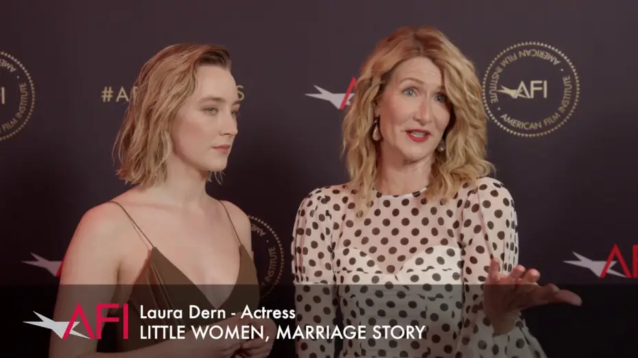 Wideo do filmu Małe kobietki — Saoirse Ronan and Laura Dern talk about LITTLE WOMEN at AFI AWARDS 2019