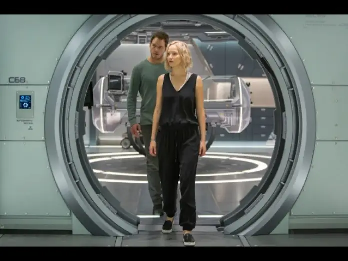 Wideo do filmu Pasażerowie — PASSENGERS - Clip "Ich bin zu früh aufgewacht" - Ab 5.1.2017 im Kino!