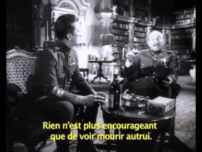Wideo do filmu Ścieżki chwały — Les Sentiers de la gloire ( bande annonce VOST )