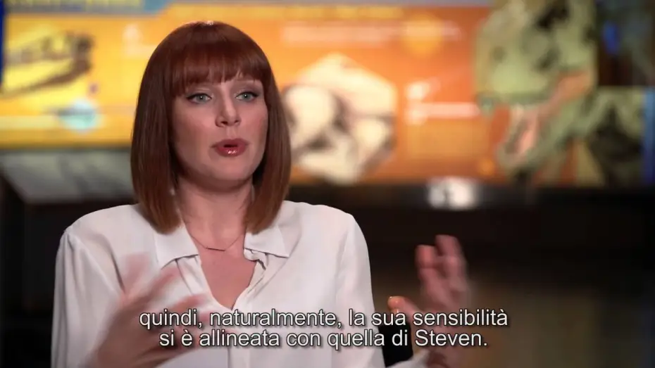 Wideo do filmu Jurassic World — JURASSIC WORLD - Intervista a Bryce Dallas Howard (sottotitoli in italiano)