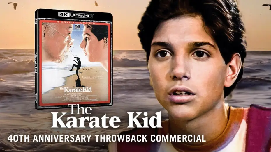 Wideo do filmu Karate Kid — 40th Anniversary Throwback Commercial