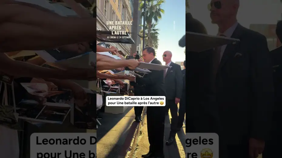 Wideo do filmu Jedna bitwa po drugiej — Leonardo DiCaprio était à Los Angeles hier pour l'avant-première d'Une bataille après l'autre 🔥