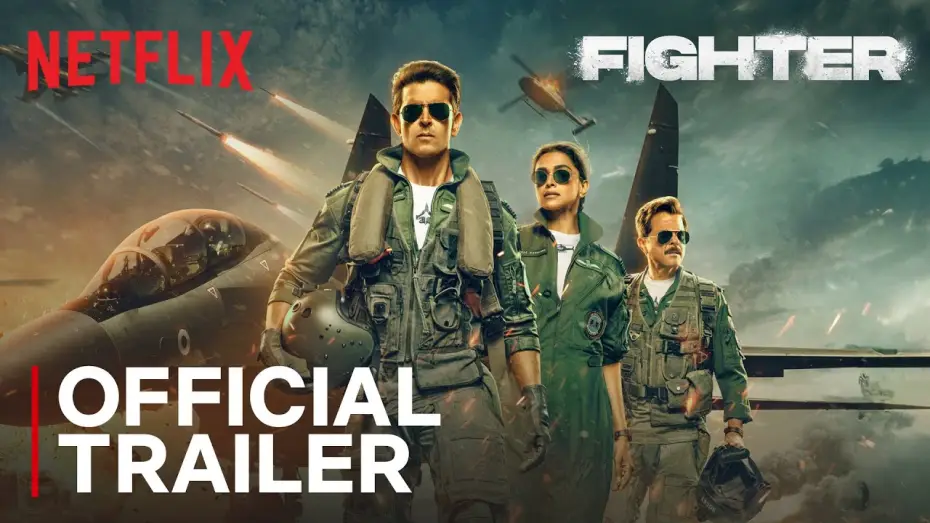 Wideo do filmu Fighter — Fighter | Official Trailer | Hrithik Roshan, Deepika Padukone, Anil Kapoor | Netflix India