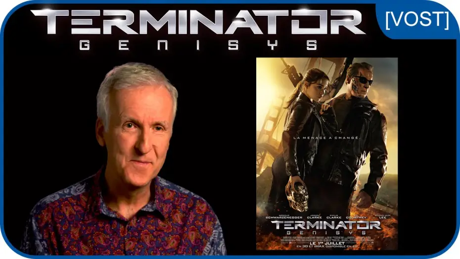 Wideo do filmu Terminator: Genisys — James Cameron : "Vous allez adorer TERMINATOR GENISYS !" [VOST]