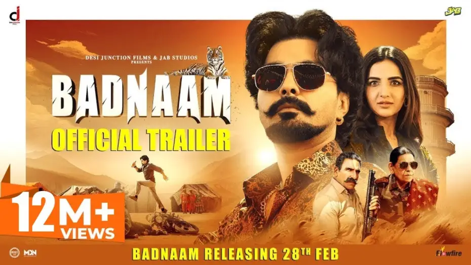 Wideo do filmu ਬਦਨਾਮ — BADNAAM (Official Trailer) : Jayy Randhawa, Jasmine Bhasin : Rel 28th Feb - Punjabi Movies 2025