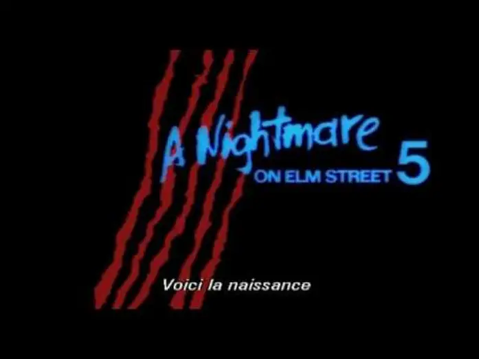 Wideo do filmu Koszmar z Ulicy Wiązów 5: Dziecko Snów — L'Enfant du Cauchemar (1989) ≈ Bande-Annonce VOSTFR