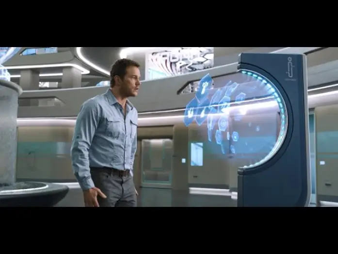 Wideo do filmu Pasażerowie — PASSENGERS - Clip "Hier stimmt was nicht" - Ab 5.1.2017 im Kino!