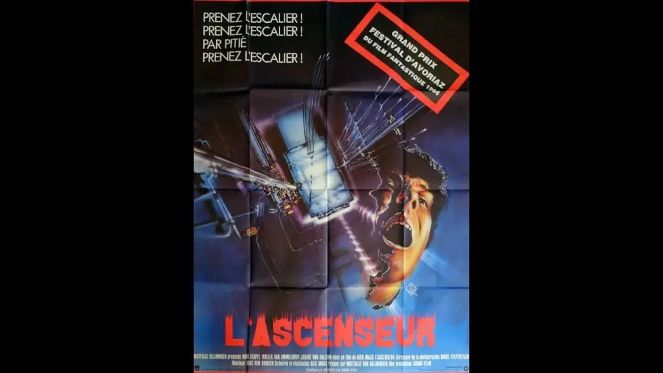 Wideo do filmu De Lift — l'Ascenseur  (De lift); Dick Maas (1983) Bande annonce (GB/US)  (The lift)