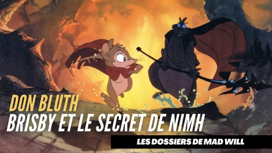 Wideo do filmu Dzielna pani Brisby — BRISBY ET LE SECRET DE NIMH PAR MAD WILL #DonBluth #Brisby #Animation