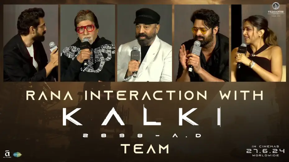 Wideo do filmu కల్కి 2898-ఎ.డి — Rana Interaction with Kalki 2898 AD Movie Team at Pre Release Event @ Mumbai