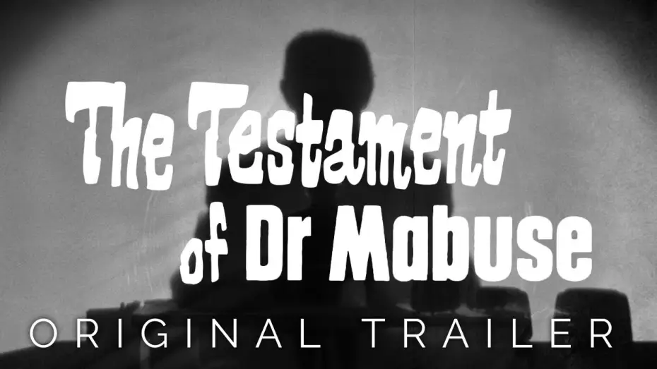 Wideo do filmu Testament doktora Mabuse — Original German Trailer [Subtitled]