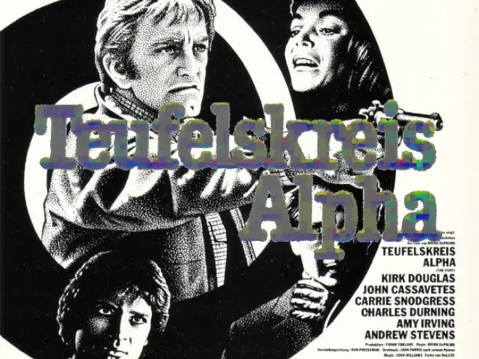 Wideo do filmu Furia — Teufelskreis Alpha (USA 1978 "The Fury") Trailer deutsch / german VHS
