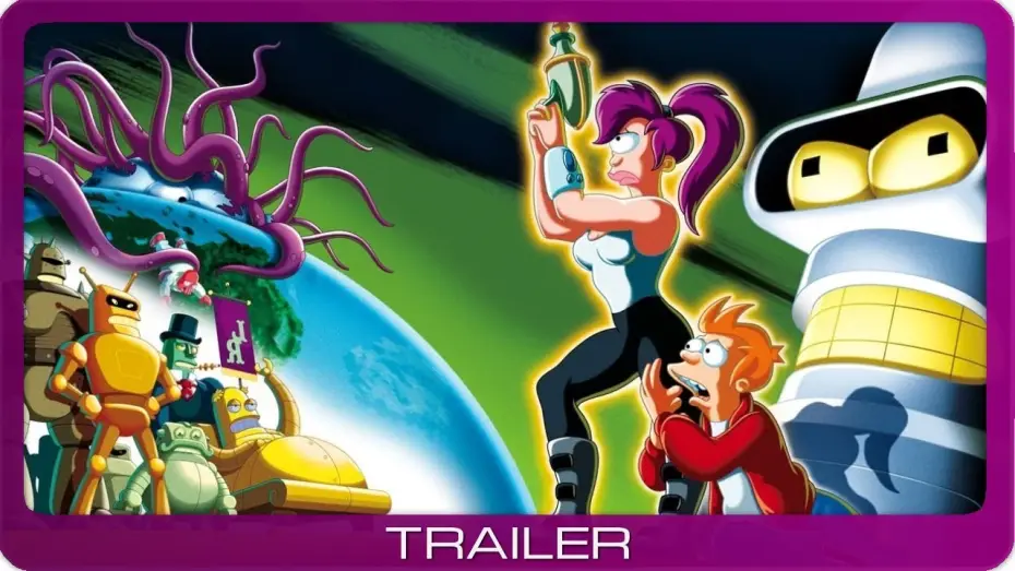 Wideo do filmu Futurama: Potwór o miliardzie grzbietów — Futurama: Die Ära des Tentakels ≣ 2008 ≣ Trailer