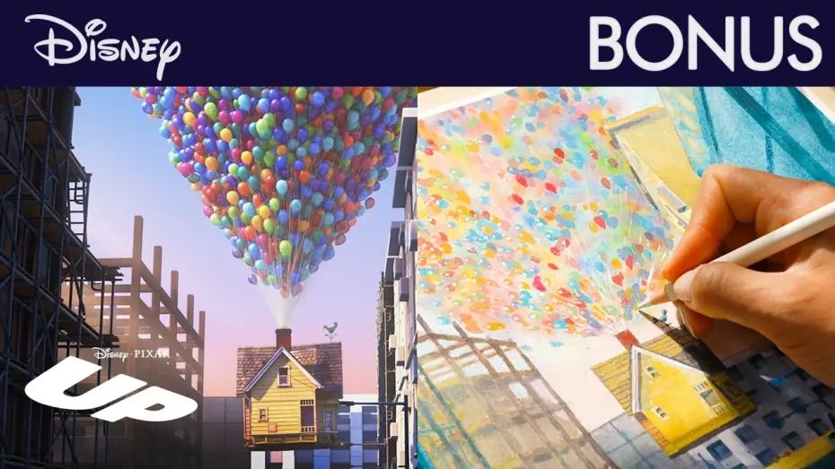 Wideo do filmu Odlot — La Maison de Carl à l'aquarelle | Là-haut | Peinture Pixar | @disneyfr